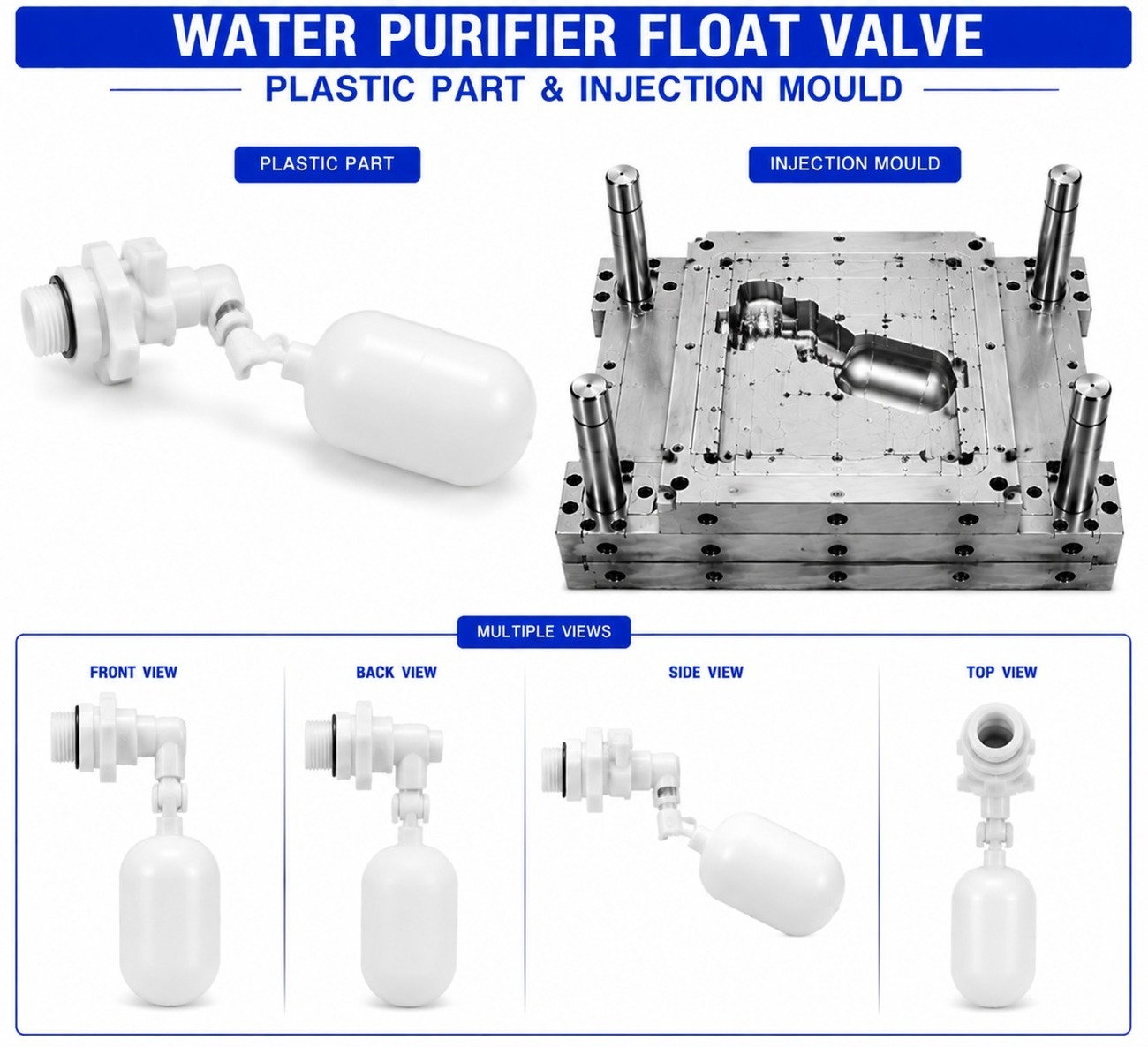 Water Purifier Plastic Float Valve